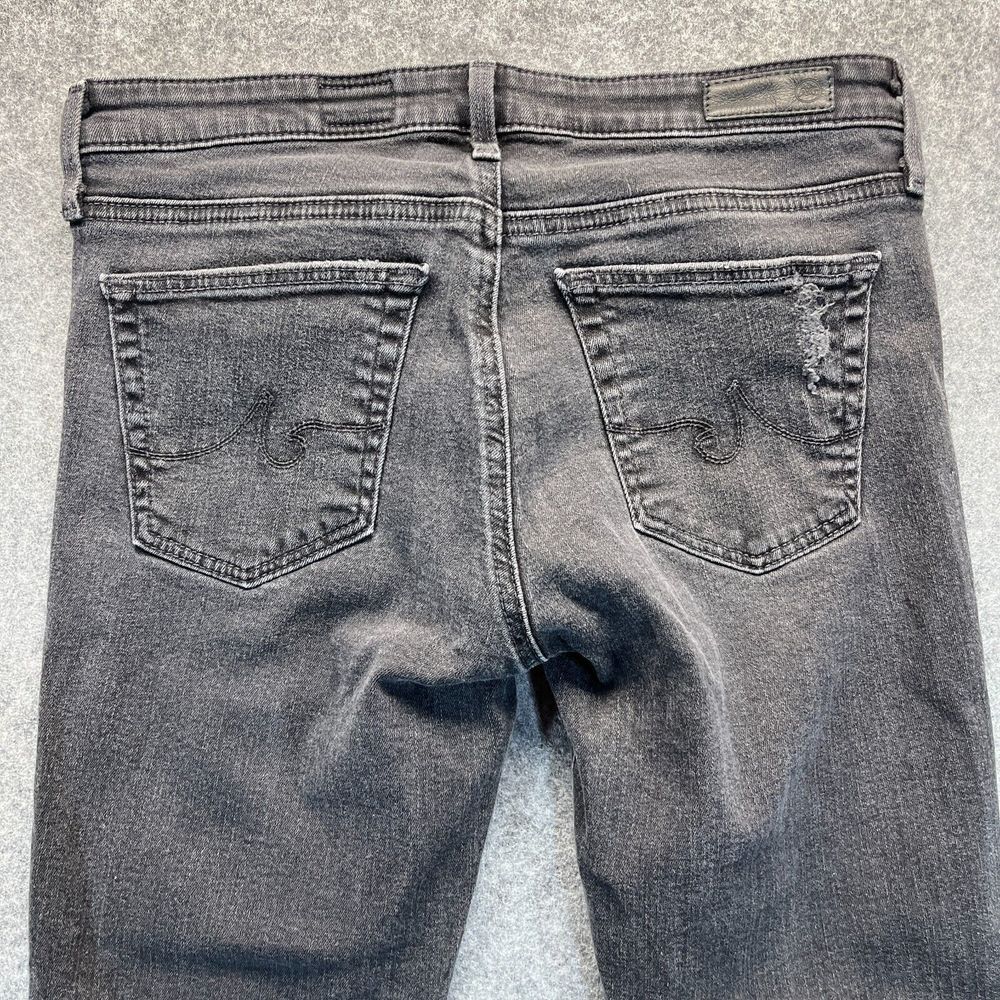 AG Adriano Goldschmied Jeans Womens 26 Stevie Slim Straight Ankle Distressed - Picture 12 of 13